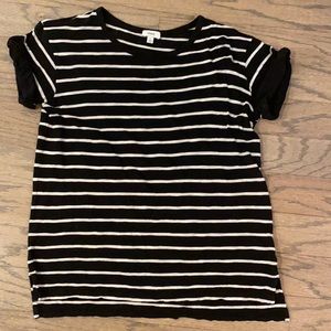 Black and white striped Vince tshirt